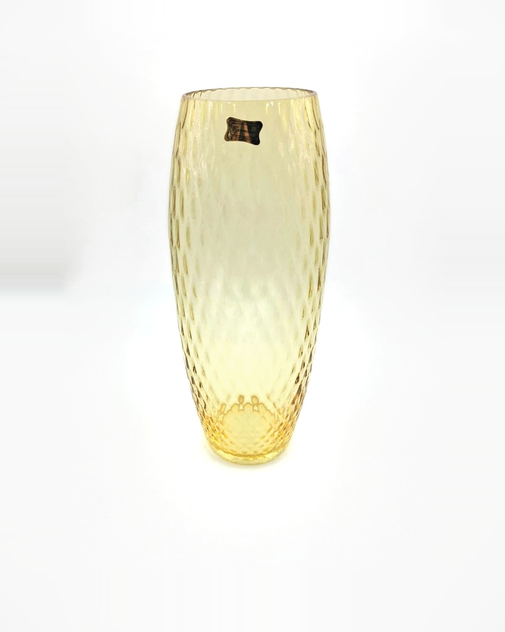 Váza champagne, diamantový dekor, 31 cm